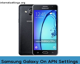 Samsung Galaxy On APN Internet Settings