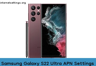 Samsung Galaxy S22 Ultra APN Internet Settings