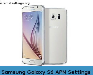 Samsung Galaxy S6 APN Internet Settings
