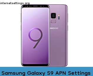Samsung Galaxy S9 APN Internet Settings