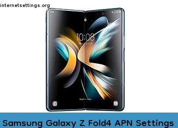 Samsung Galaxy Z Fold4 APN Internet Settings