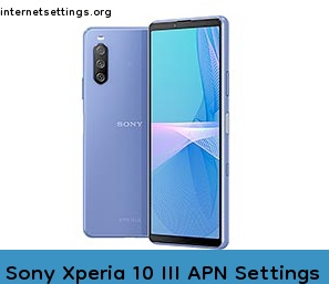 Sony Xperia 10 III APN Setting