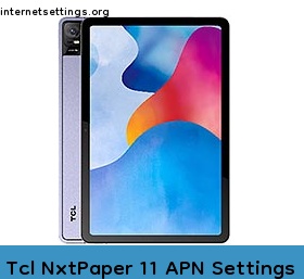 Tcl NxtPaper 11 APN Setting