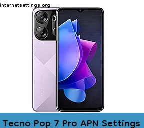 Tecno Pop 7 Pro APN Setting