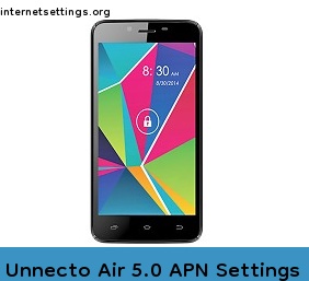Unnecto Air 5.0 APN Setting