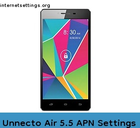 Unnecto Air 5.5 APN Setting