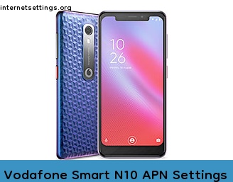 Vodafone Smart N10 APN Setting