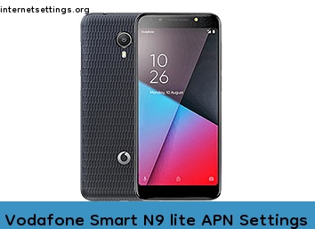 Vodafone Smart N9 lite APN Setting