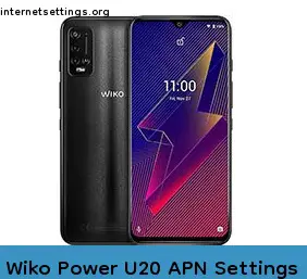 Wiko Power U20 APN Setting