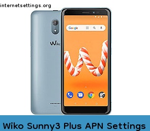 Wiko Sunny3 Plus APN Setting