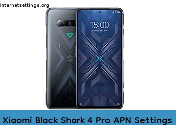 Xiaomi Black Shark 4 Pro APN Internet Settings