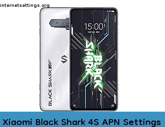 Xiaomi Black Shark 4S APN Internet Settings