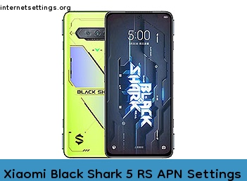 Xiaomi Black Shark 5 RS APN Internet Settings
