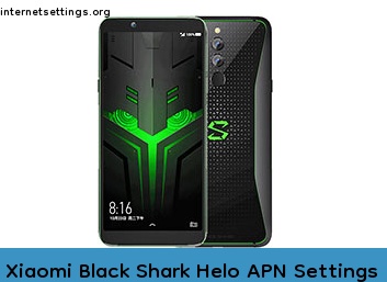 Xiaomi Black Shark Helo APN Internet Settings