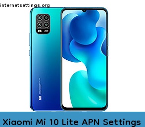 Xiaomi Mi 10 Lite APN Internet Settings