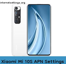 Xiaomi Mi 10S APN Internet Settings