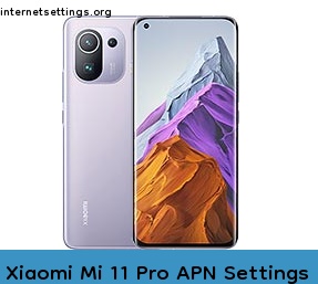 Xiaomi Mi 11 Pro APN Internet Settings