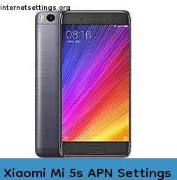 Xiaomi Mi 5s APN Internet Settings