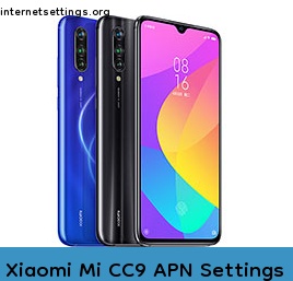Xiaomi Mi CC9 APN Internet Settings
