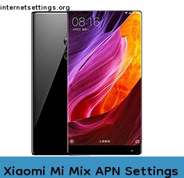 Xiaomi Mi Mix APN Internet Settings