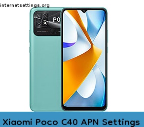 Xiaomi Poco C40 APN Setting