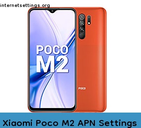 Xiaomi Poco M2 APN Internet Settings