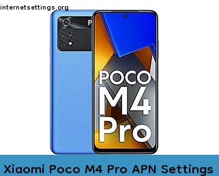 Xiaomi Poco M4 Pro APN Internet Settings