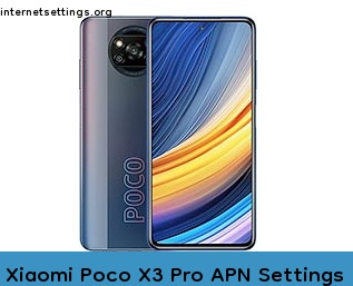 Xiaomi Poco X3 Pro APN Internet Settings