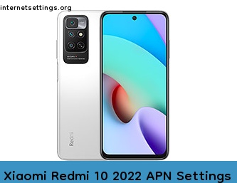 Xiaomi Redmi 10 2022 APN Internet Settings