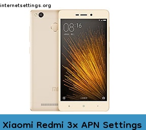 Xiaomi Redmi 3x APN Internet Settings