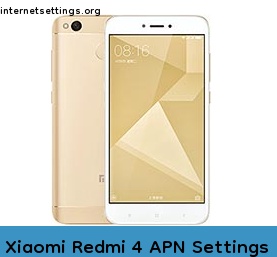 Xiaomi Redmi 4 APN Internet Settings