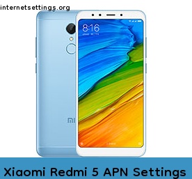 Xiaomi Redmi 5 APN Internet Settings