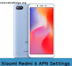 Xiaomi Redmi 6 APN Setting