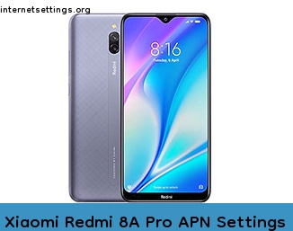 Xiaomi Redmi 8A Pro APN Internet Settings