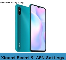 Xiaomi Redmi 9i APN Internet Settings