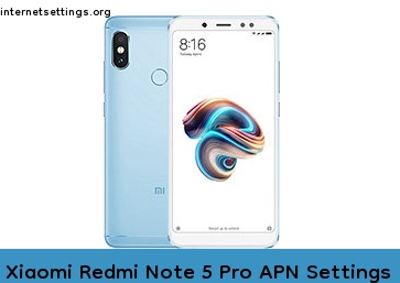 Xiaomi Redmi Note 5 Pro APN Internet Settings
