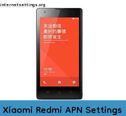 Xiaomi Redmi APN Setting
