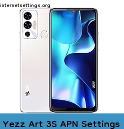 Yezz Art 3S APN Setting