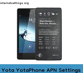 Yota YotaPhone APN Setting