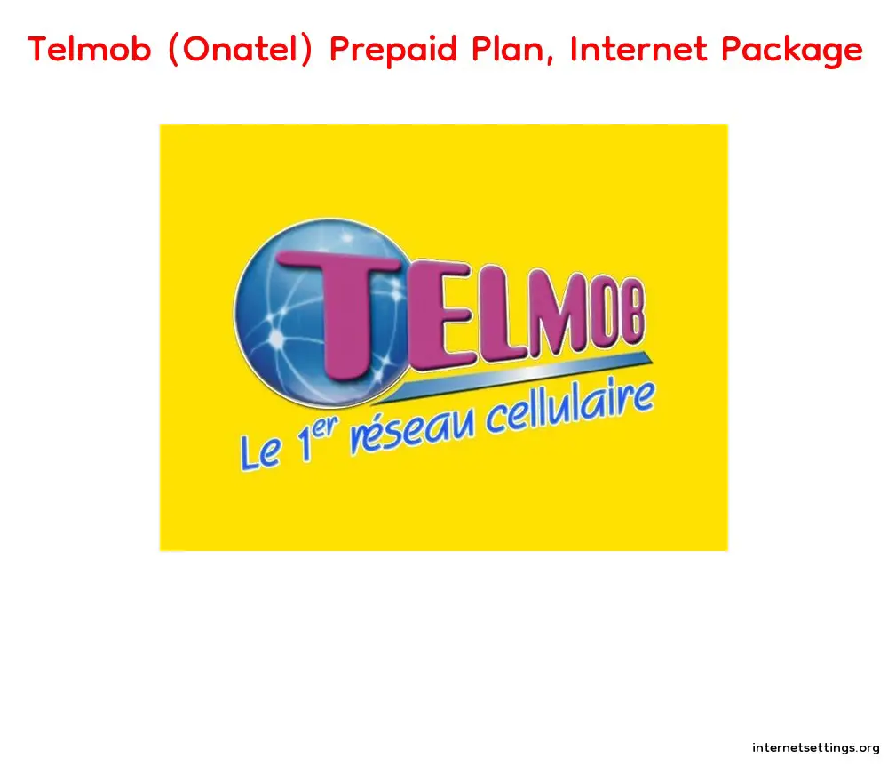 Telmob (Onatel) Prepaid Plan, Internet Package