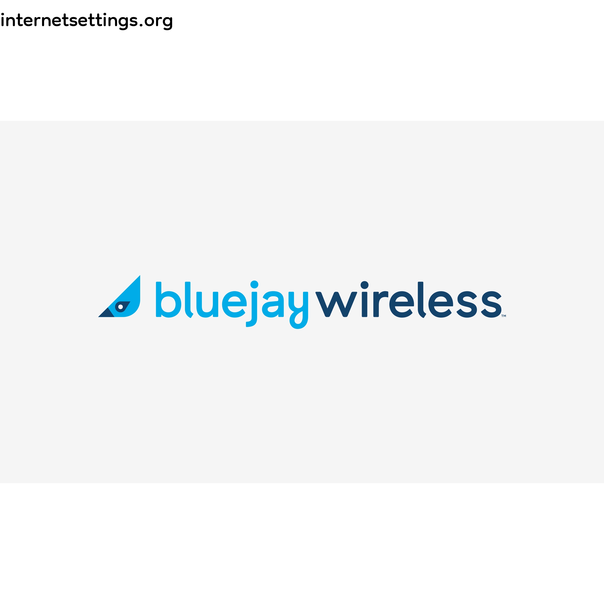 Blue Jay Wireless APN Setting