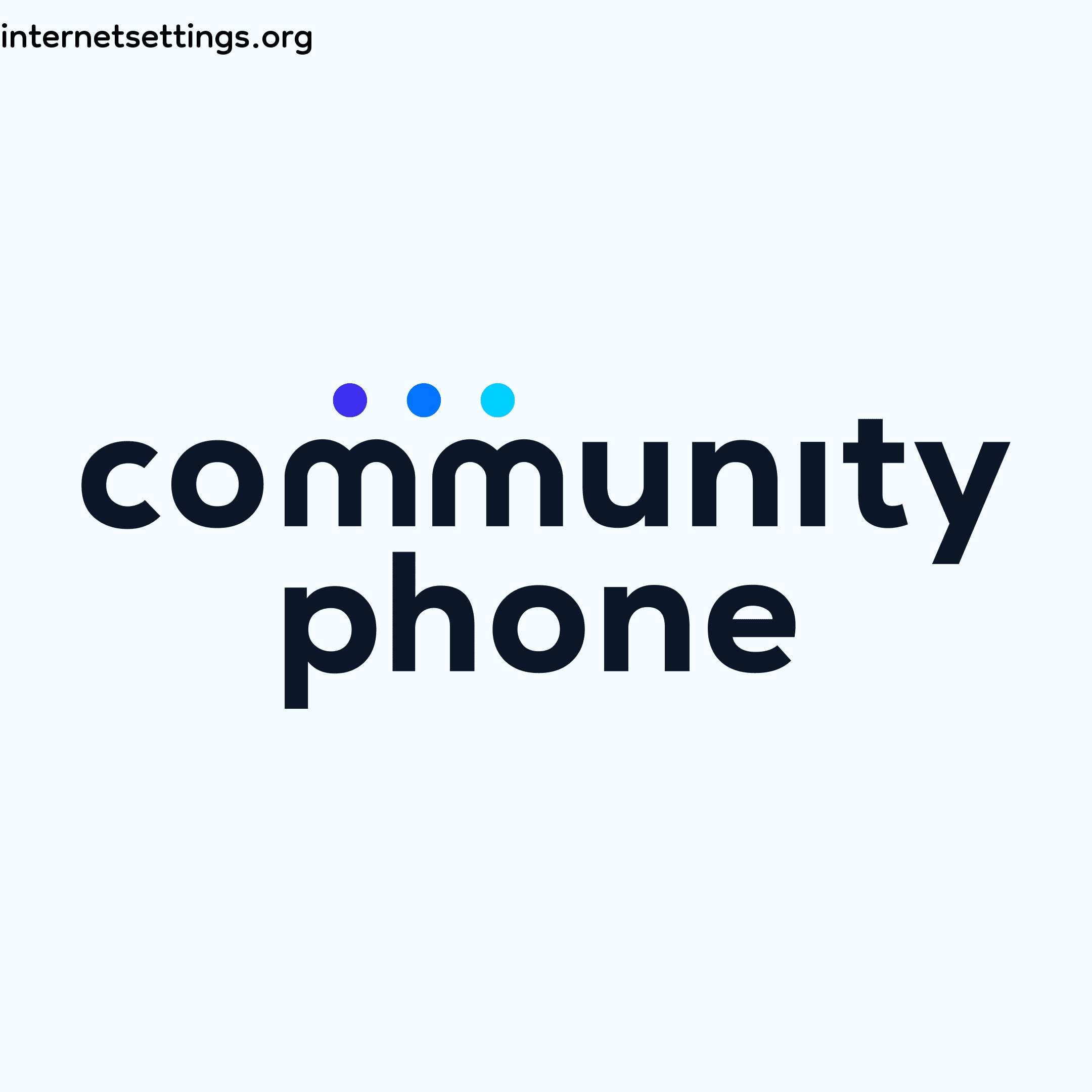 Community Phone APN Setting