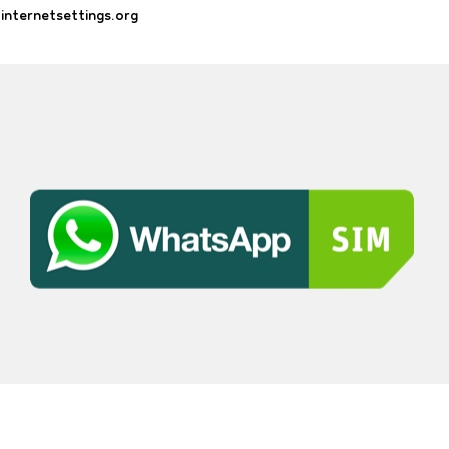 WhatsApp SIM APN Setting